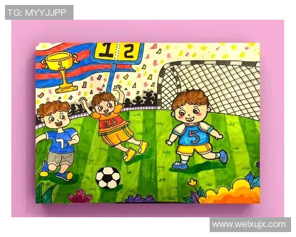 足球明星经典动作绘画作品展现足球魅力与运动精神的完美结合